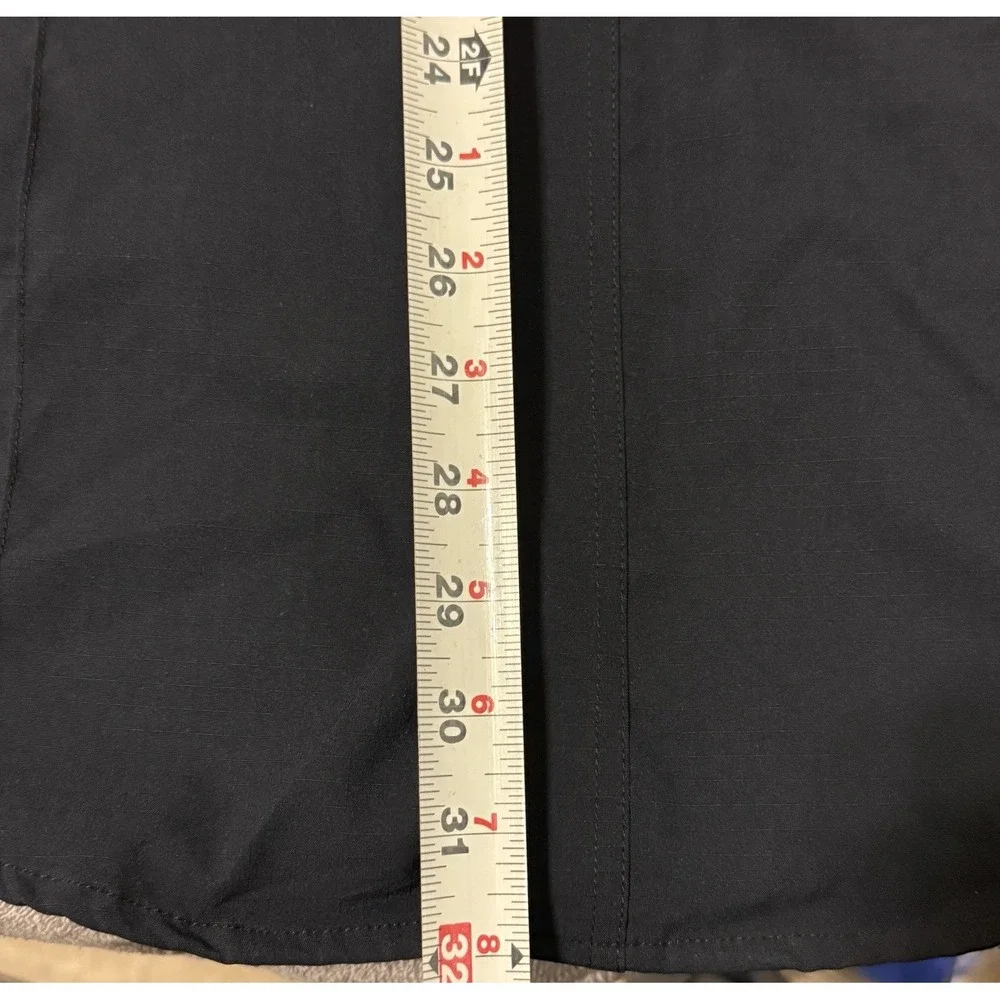 Blauer Police Uniform Short Sleeved Poly Zippered Shirt Size‎ Medium Blue
